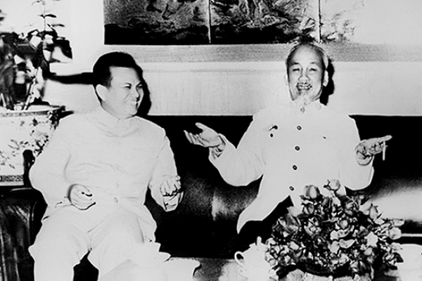 Ho Chi Minh’s thought on the Vietnamese revolution,and Kaysone Phomvihane’s thought on the Lao revolution