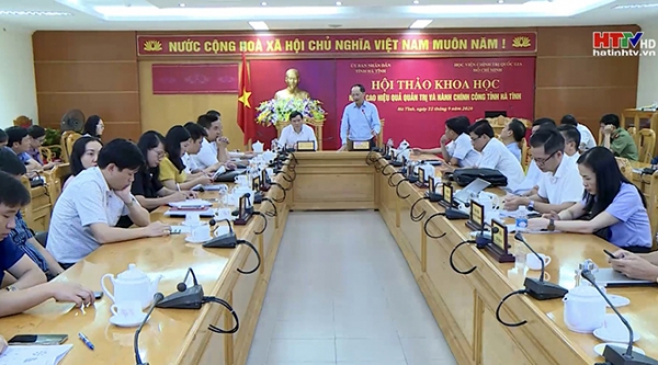 Scientific seminar: “Improve efficiency of governance and public administration in Ha Tinh Province"