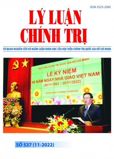 Political Theory Journal (Vietnamese Version) Issue No 537 (11-2022)