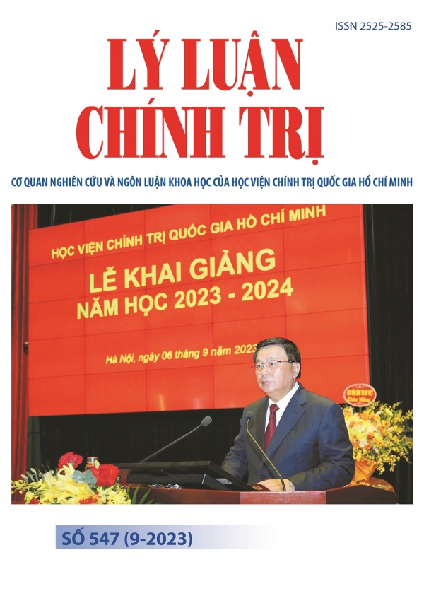 Political Theory Journal (Vietnamese Version) Issue No 547 (9-2023)
