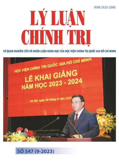 Political Theory Journal (Vietnamese Version) Issue No 547 (9-2023)