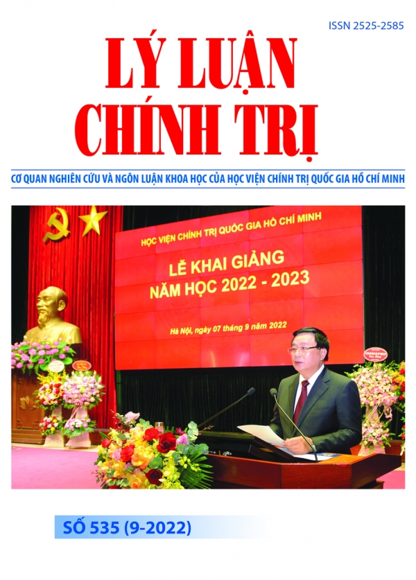 Political Theory Journal (Vietnamese Version) Issue No 535 (9-2022)