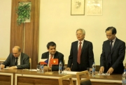 Mr. Ta Ngoc Tan, Director of the Ho Chi Minh national academy of politics in the officical visit to the Czech Republic