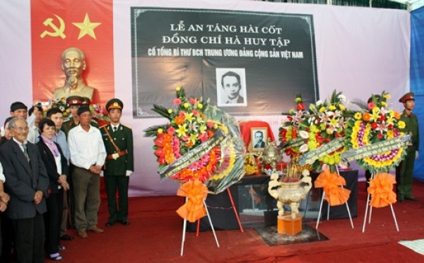 Party General Secretary Ha Huy Tap: An excellent leader of the Party and nation and a celebrity of Ha Tinh 