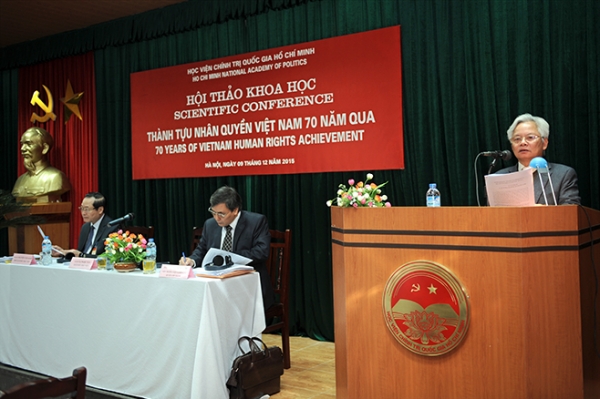Scientific seminar “Human right achievements of Vietnam over 70 years”
