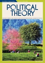 Political Theory Journal Vol.24 - Mar, 2020