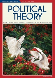 Political Theory Journal Vol.21 - Jun, 2019