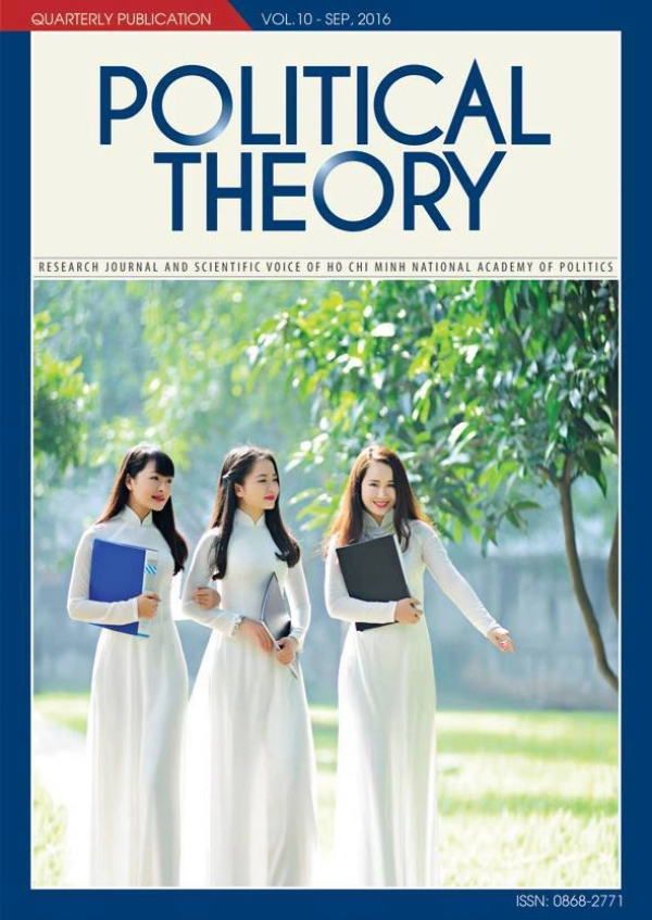 Political Theory Journal Vol 10, September, 2016