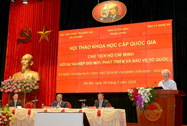 Chủ tịch Hồ Chí Minh vĩ đại với sự nghiệp đổi mới, phát triển và bảo vệ Tổ quốc