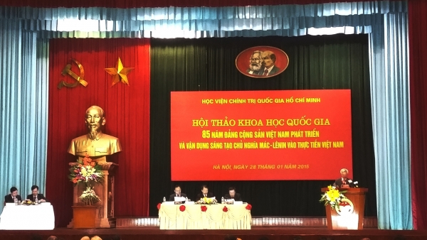 Hội thảo khoa học quốc gia: 85 năm Đảng Cộng sản Việt Nam phát triển và vận dụng sáng tạo chủ nghĩa Mác - Lênin vào thực tiễn Việt Nam