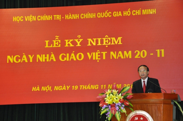 Học viện Chính trị - Hành chính quốc gia Hồ Chí Minh kỷ niệm 20-11-2013