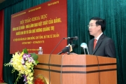 Hội thảo: “Đồng chí Lê Duẩn -Nhà lãnh đạo kiệt xuất của Đảng, người con ưu tú của quê hương Quảng Trị”