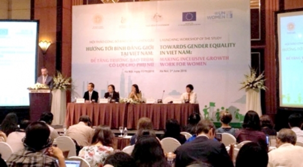 Công bố Báo cáo nghiên cứu “Hướng tới bình đẳng giới tại Việt Nam: Để tăng trưởng bao trùm có lợi cho phụ nữ”