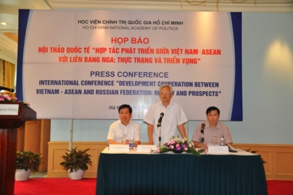 Họp báo Hội thảo quốc tế: Hợp tác phát triển giữa Việt Nam - ASEAN với Liên Bang Nga: Thực trạng và triển vọng