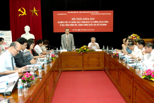 Hội thảo Khoa học “Nghiên cứu và giảng dạy lãnh đạo và chính sách công ở Học viện Chính trị - Hành chính quốc gia Hồ Chí Minh”