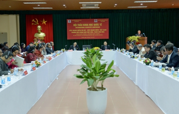 Hội thảo khoa học quốc tế: "Sức mạnh mềm Ấn Độ - Sức mạnh mềm Việt Nam trong bối cảnh khu vực hóa, toàn cầu hóa"