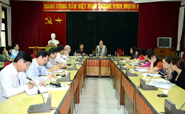 Nguyên Phó Chủ tịch nước Nguyễn Thị Bình thăm và làm việc tại Học Viện
