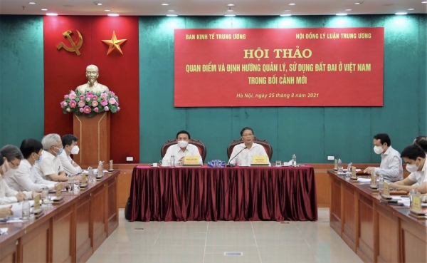 Hội thảo khoa học “Quan điểm và định hướng quản lý, sử dụng đất đai ở Việt Nam trong bối cảnh mới”