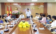 Lớp tập huấn nghiệp vụ báo chí, xuất bản Học viện Chính trị quốc gia Hồ Chí Minh tìm hiểu mô hình hoạt động của Trung tâm Truyền thông tỉnh Quảng Ninh