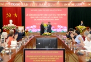 Lễ công bố giải thưởng Hồ Chí Minh về khoa học và công nghệ đối với công trình “Về cách mạng Việt Nam trong thời đại ngày nay” của Cố Giáo sư, Nhà giáo nhân dân Nguyễn Đức Bình