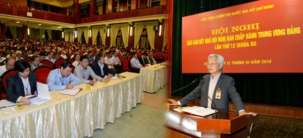 Hội nghị Báo cáo kết quả Hội nghị lần thứ 12 Ban Chấp hành Trung ương Đảng (khóa XI)